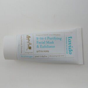 Lavido 2-in-1 Purifying Face Mask and Facial Exfoliator 50ml 1.69 fl oz NEW READ